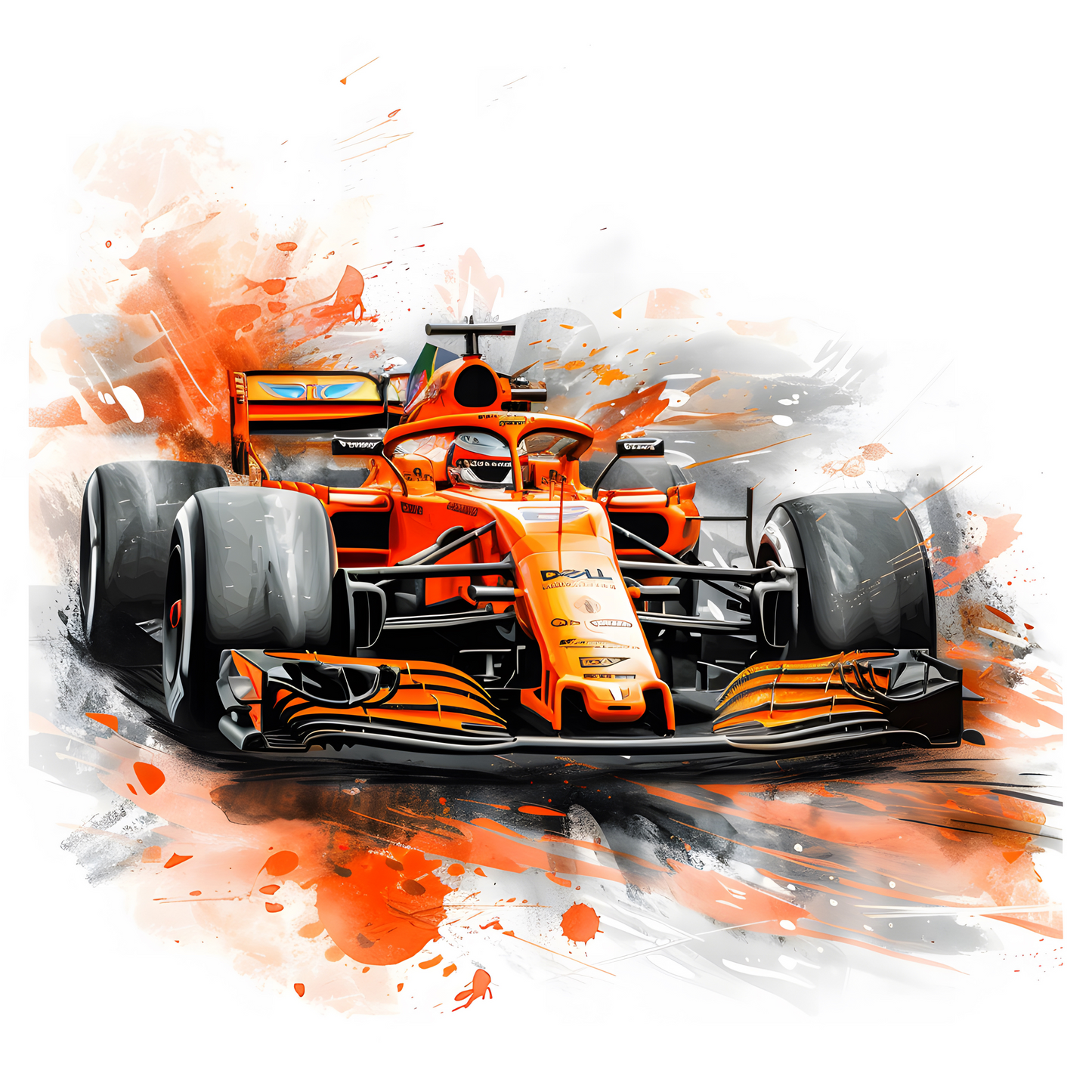 F1 Race Car Coasters – Colourful Sublimation Formula 1 Gift for Motorsport Fans
