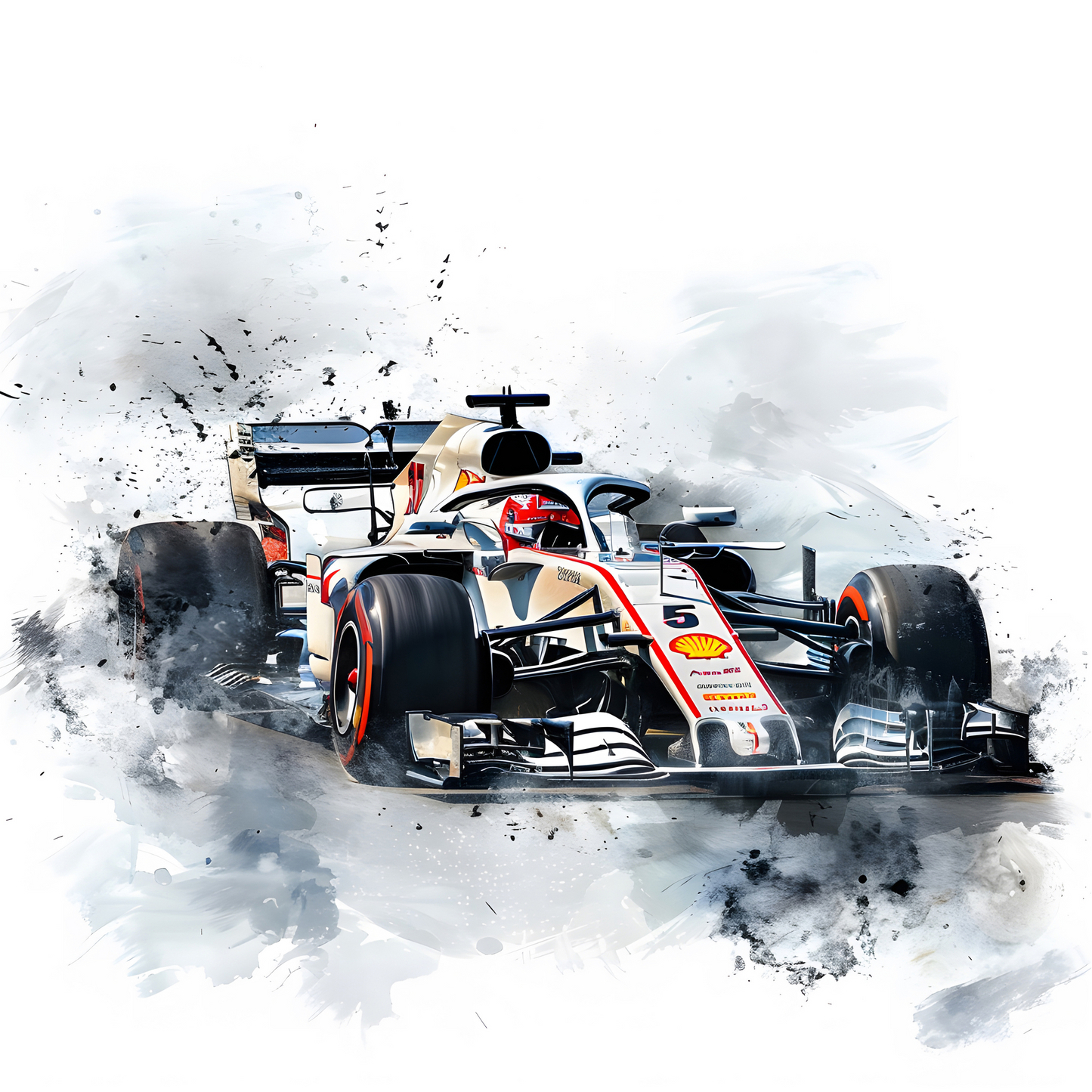 F1 Race Car Coasters – Colourful Sublimation Formula 1 Gift for Motorsport Fans