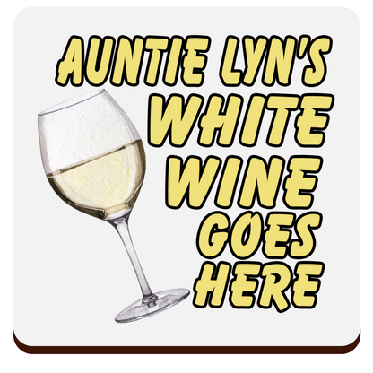 Personalised Drink Coaster – Custom Name & Beverage Design  Sublimation Gift for Cocktail Lovers, Coffee Fans & Mor