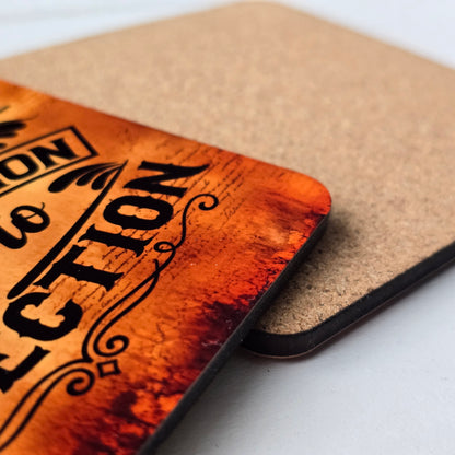 Personalised “Limited Edition” "Vintage" Coaster – Rustic Sublimation with Personalised Birth Year