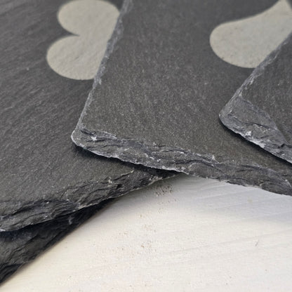Playing Card All Aces Slate Coasters – Laser Engraved Playing Card Design  Poker & Casino Gift