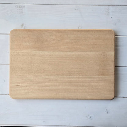 Personalised Beechwood Chopping Board - Laser Engraved Design with Custom Name.