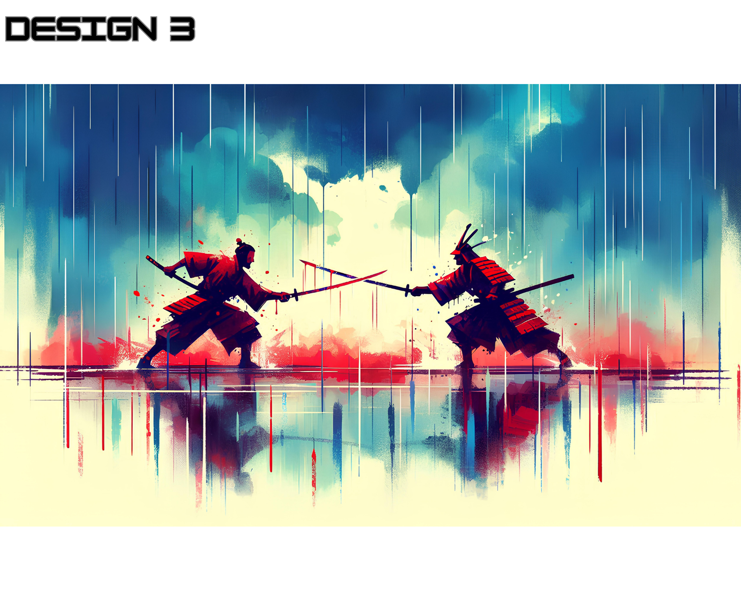 Samurai Warrior Mouse Pad – Japanese Art Desk Accessory & Unique Gift