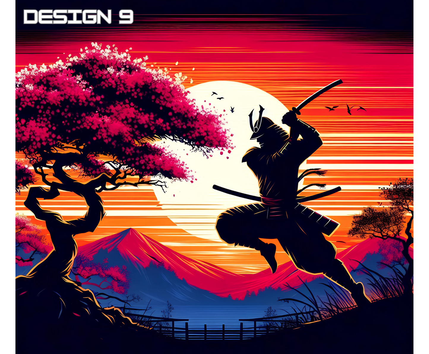 Samurai Warrior Mouse Pad – Japanese Art Desk Accessory & Unique Gift