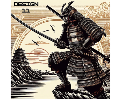 Samurai Warrior Mouse Pad – Japanese Art Desk Accessory & Unique Gift