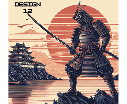 Samurai Warrior Mouse Pad – Japanese Art Desk Accessory & Unique Gift