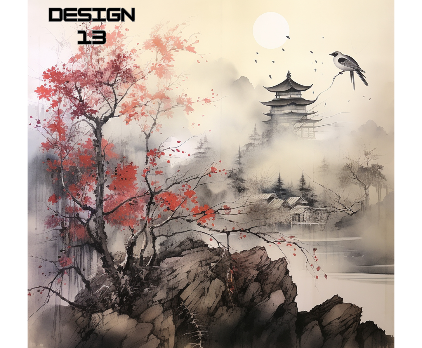 Samurai Warrior Mouse Pad – Japanese Art Desk Accessory & Unique Gift