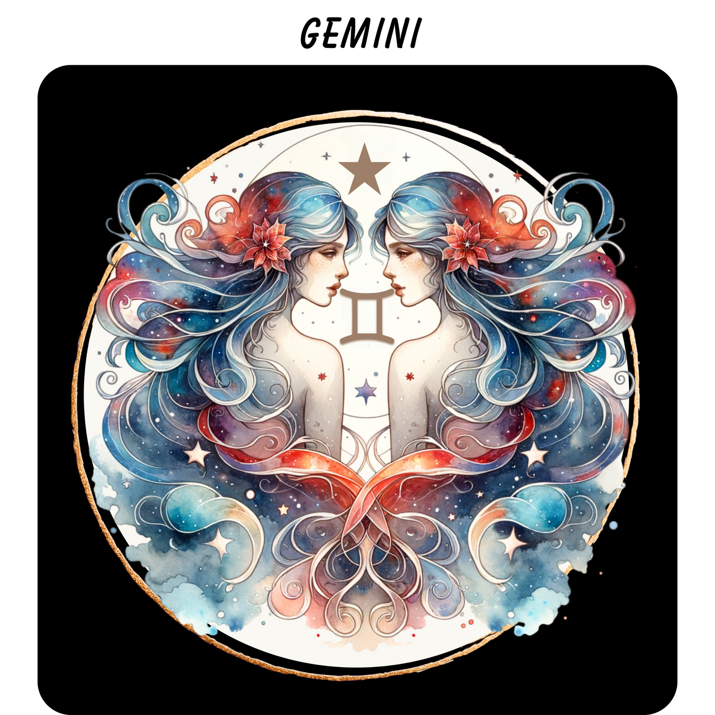 Zodiac Sign Coasters – Vivid Highly Detailed Sublimation Astrology Designs