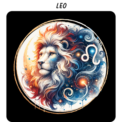 Zodiac Sign Coasters – Vivid Highly Detailed Sublimation Astrology Designs