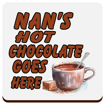 Personalised Drink Coaster – Custom Name & Beverage Design  Sublimation Gift for Cocktail Lovers, Coffee Fans & Mor