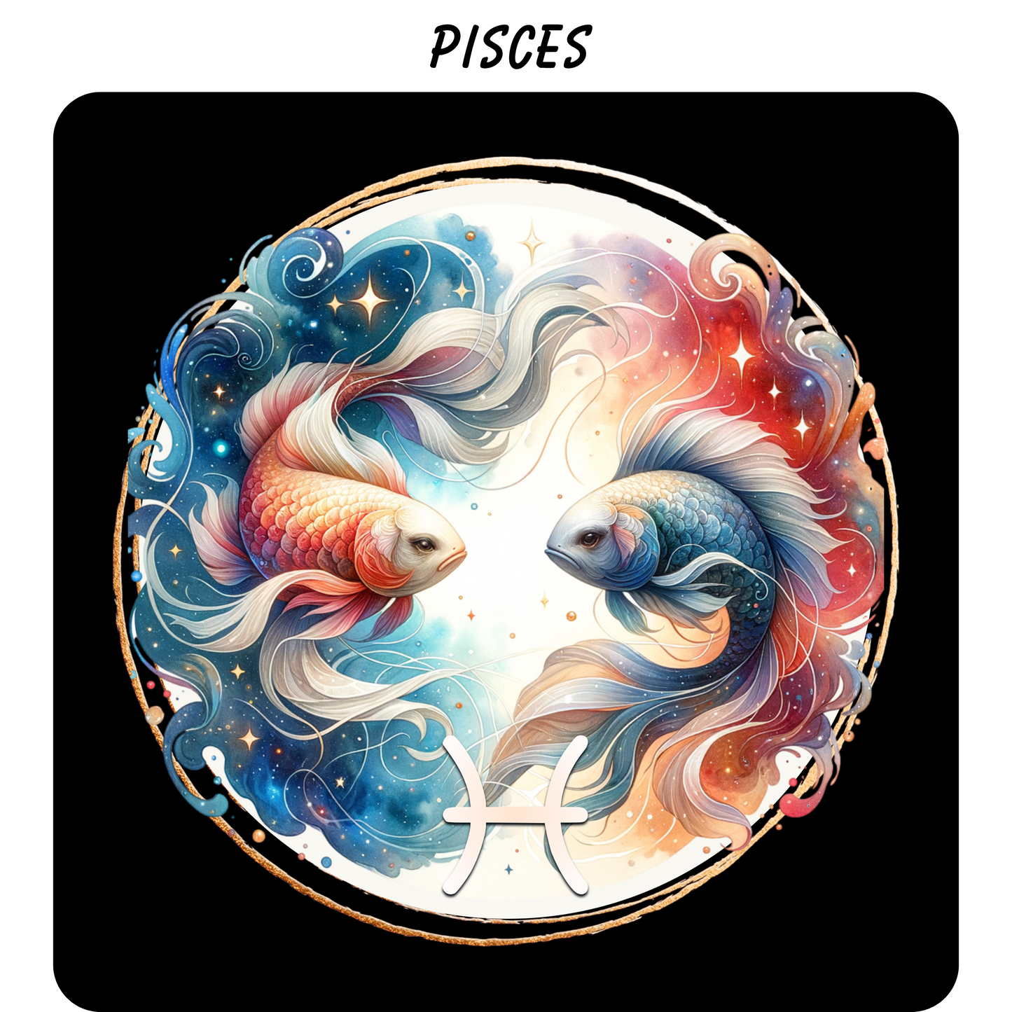 Zodiac Sign Coasters – Vivid Highly Detailed Sublimation Astrology Designs