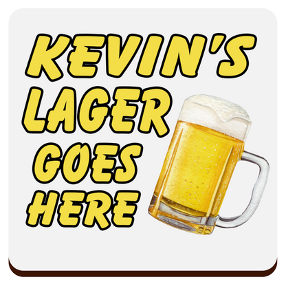Personalised Drink Coaster – Custom Name & Beverage Design  Sublimation Gift for Cocktail Lovers, Coffee Fans & Mor