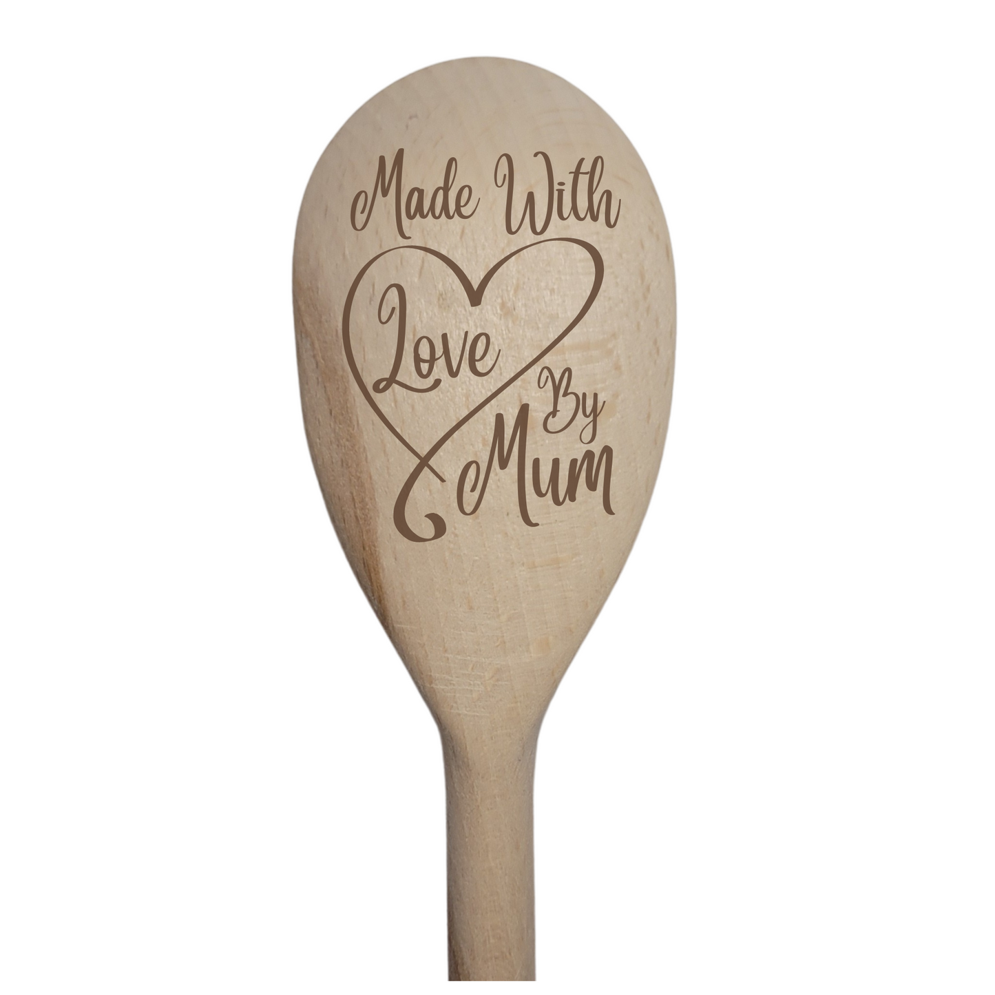Personalised Laser Engraved Wooden Spoon – 8 Unique Designs & Ribbon Choice  Gift, Keepsake, Kitchen Decor