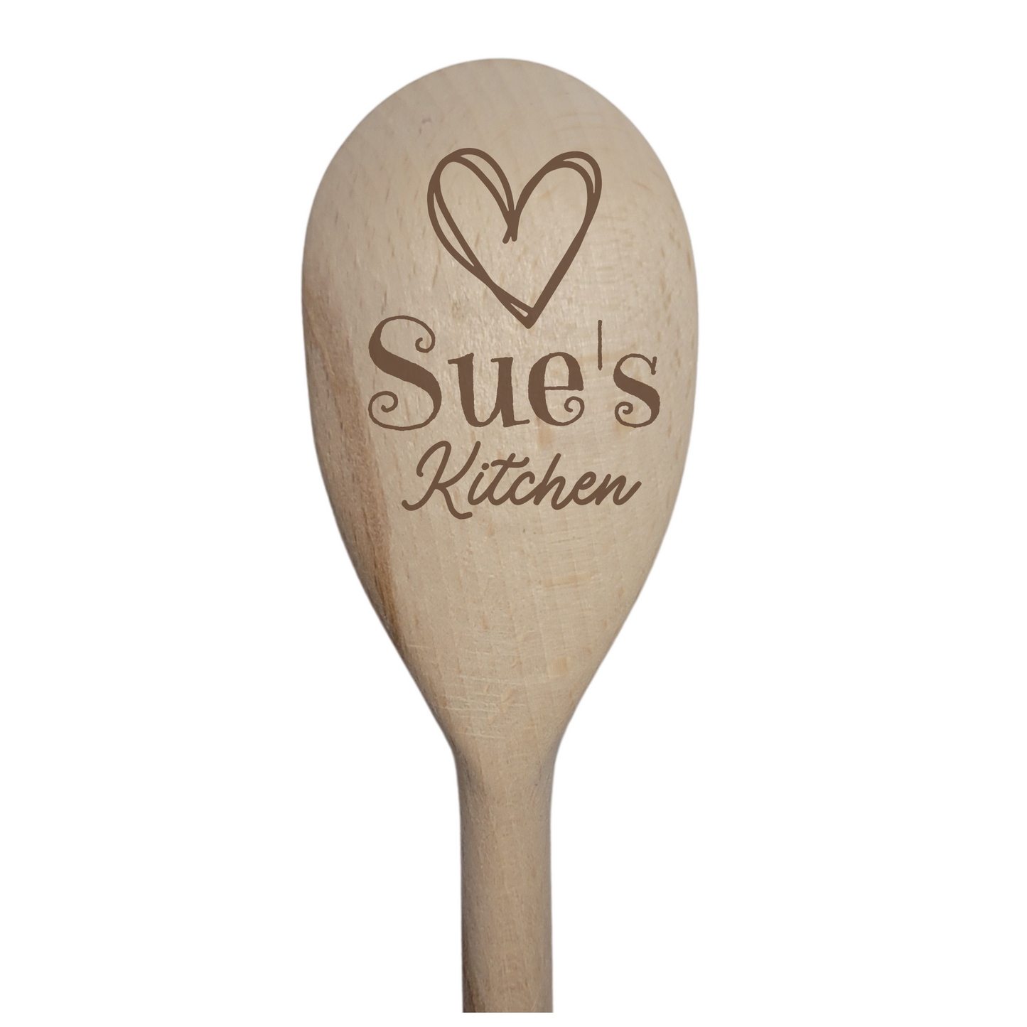 Personalised Laser Engraved Wooden Spoon – 8 Unique Designs & Ribbon Choice  Gift, Keepsake, Kitchen Decor